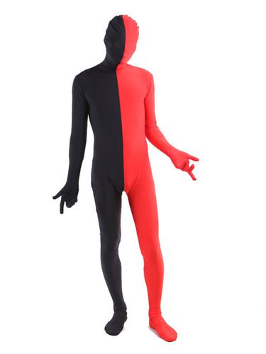 Lycra Spandex Jumpsuit Two Tone Full Body Costumes Dguisements Halloween Zentai Suits - Milanoo FR - Modalova