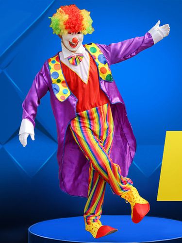 Carnaval Cirque Costume Halloween Clown Dguisement Ensemble - Milanoo FR - Modalova