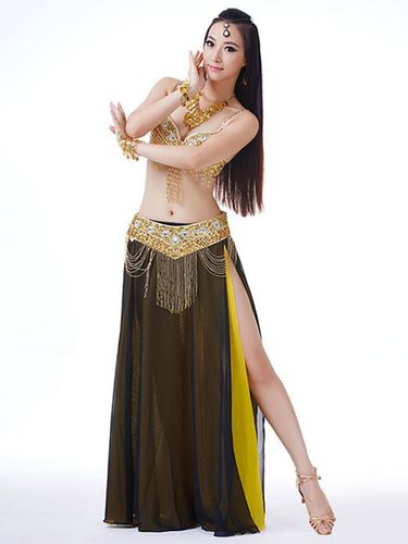 Miss Belly Dance Costume de danseuse du ventre pour femme : : Mode