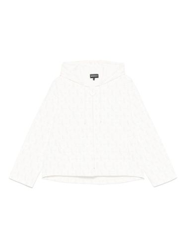 Emporio Armani Allover Logo Hoodie - Emporio Armani - Modalova