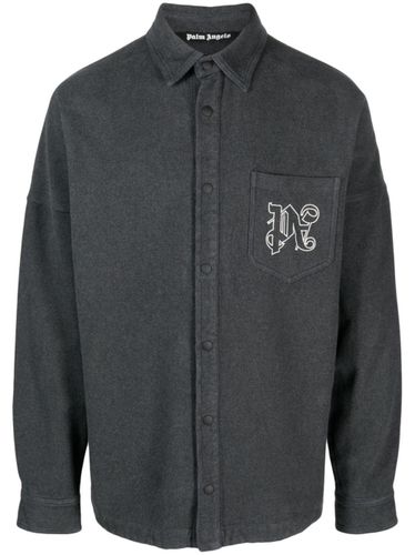Palm Angels Cotton Shirt - Palm Angels - Modalova