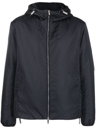 Allover Logo Blouson Jacket - Emporio Armani - Modalova
