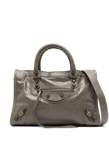 City Small Leather Handbag - Balenciaga - Modalova