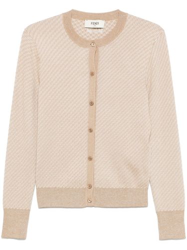 Fendi Ff Wool Cardigan - Fendi - Modalova