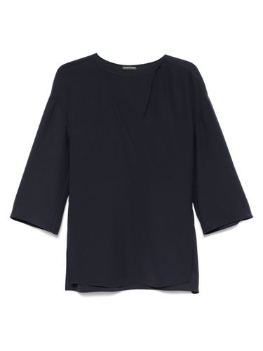 Emporio Armani Cady Blouse - Emporio Armani - Modalova