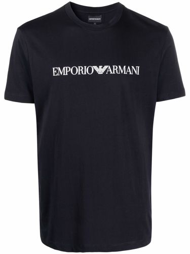 Emporio Armani Logo Cotton T-Shirt - Emporio Armani - Modalova