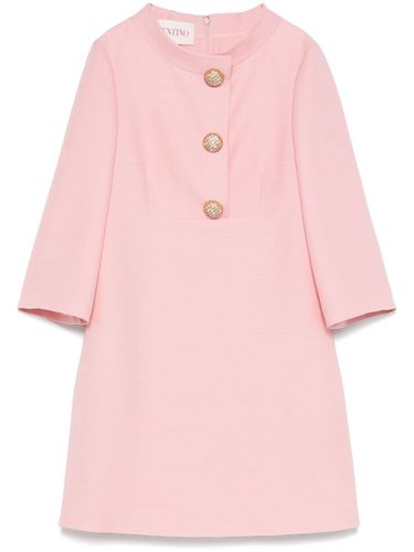 Valentino Wool And Silk Short Dress - Valentino - Modalova