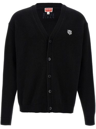 Kenzo Happy Flower Wool Cardigan - Kenzo - Modalova