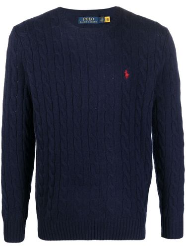 Sweater With Embroidered Logo - POLO RALPH LAUREN - Modalova