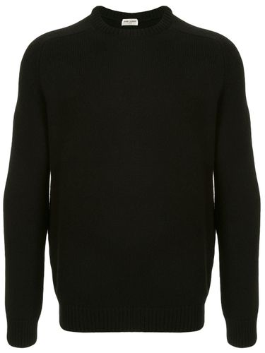 Cashmere Crew Neck Sweater - Saint Laurent - Modalova