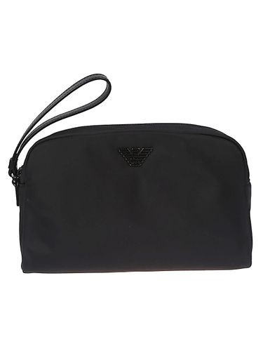 Logo Nylon Beauty-Case - Emporio Armani - Modalova