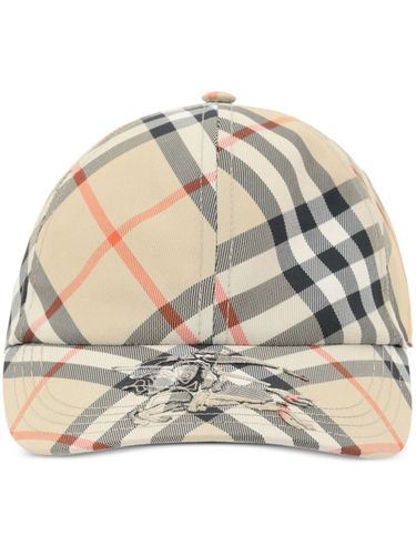 Burberry Ekd Checkered Baseball Cap - Burberry - Modalova