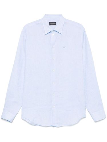 Emporio Armani Linen Shirt - Emporio Armani - Modalova