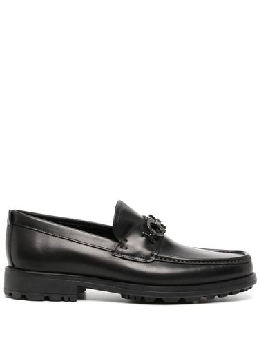 Ferragamo Leather Moccasin - Ferragamo - Modalova