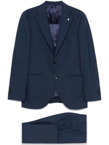Double-Breasted Wool Suit - Luigi Bianchi - Modalova