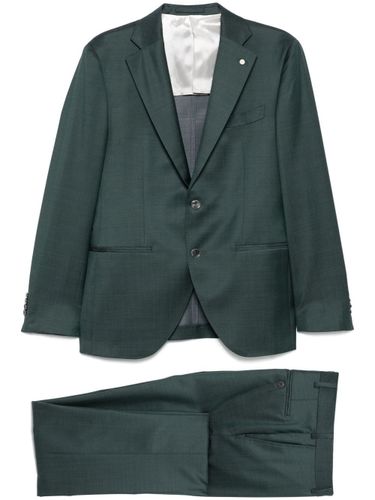 Double-Breasted Wool Suit - Luigi Bianchi - Modalova