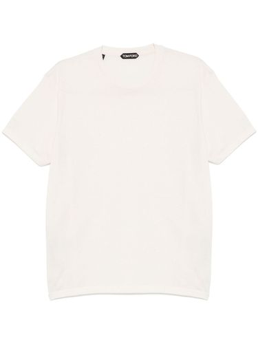 Short Sleeve Cotton T-Shirt - Tom Ford - Modalova