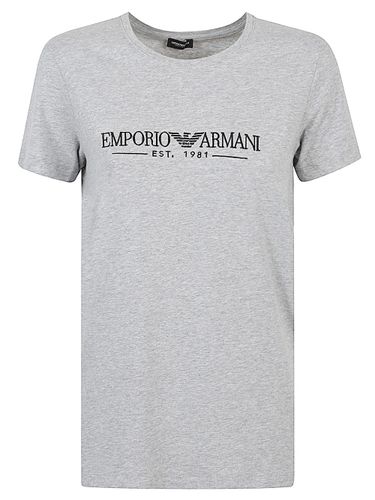 Emporio Armani Logo Cotton T-Shirt - Emporio Armani - Modalova