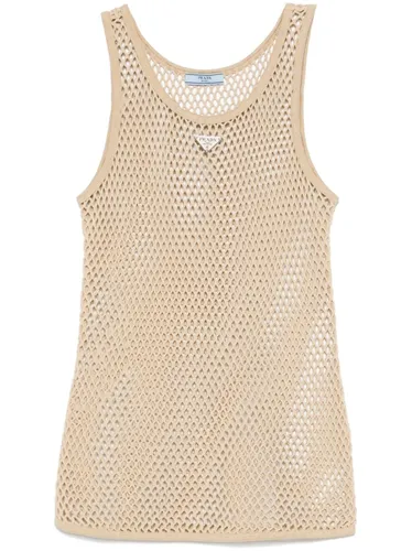 Prada Open-Knit Tank Top - Prada - Modalova
