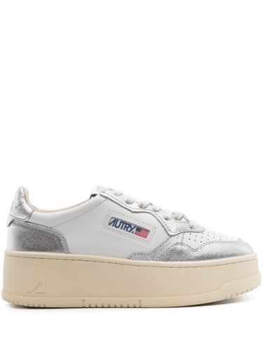 AUTRY Platform Low Leather Sneakers - AUTRY - Modalova