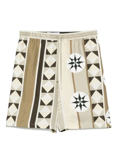 Printed Silk Shorts - LOEWE PAULA'S IBIZA - Modalova