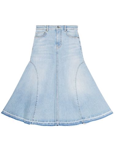 GANNI Organic Cotton Denim Skirt - GANNI - Modalova