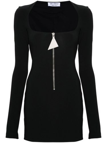 The Attico Half-Zip Mini Dress - The Attico - Modalova