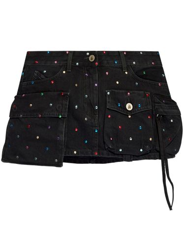 The Attico Fay Denim Mini Skirt - The Attico - Modalova