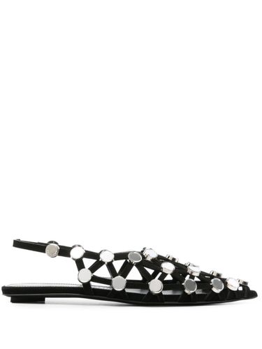 The Attico Grid Slingback Ballets - The Attico - Modalova