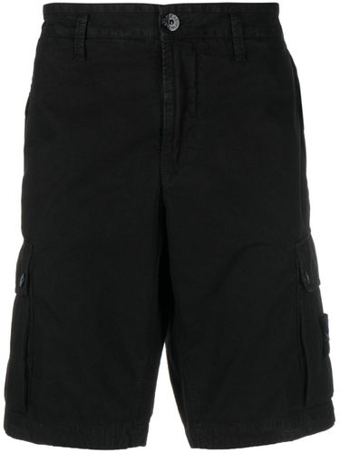 Logo Cotton Cargo Shorts - Stone Island - Modalova