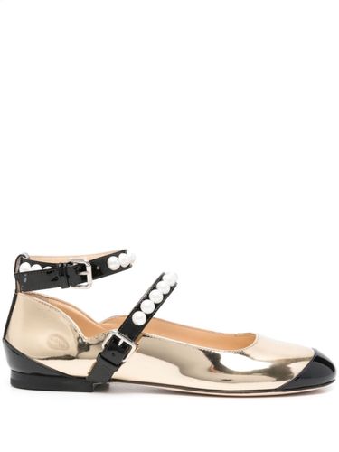 MACH & MACH Leather Bicolor Ballets - MACH & MACH - Modalova