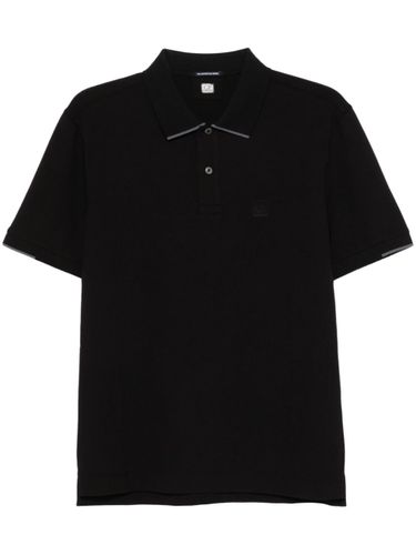 C.P. COMPANY Logo Cotton Polo Shirt - C.P. COMPANY - Modalova