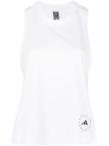 Logo Cotton Blend Tank Top - Adidas By Stella McCartney - Modalova
