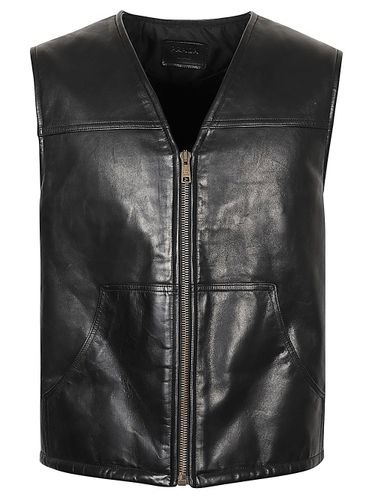 Prada Logo Leather Vest - Prada - Modalova