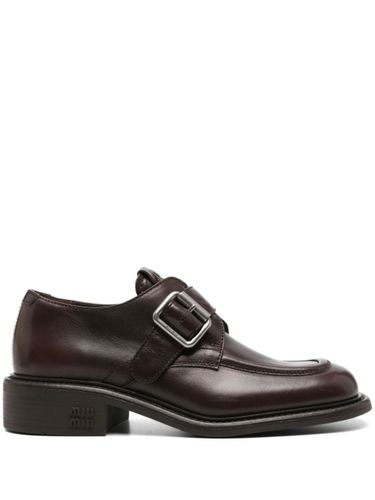 Miu Miu Leather Brogues - Miu Miu - Modalova