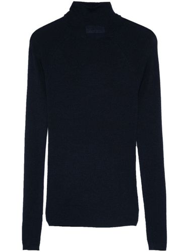 Wool And Silk Blend High-Neck Sweater - Majestic - Modalova