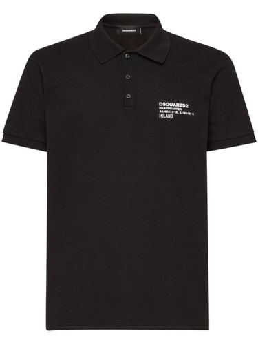Dsquared2 Logo Cotton Polo Shirt - Dsquared2 - Modalova