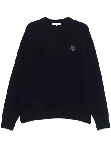 Fox Head Wool Jumper - MAISON KITSUNE' - Modalova