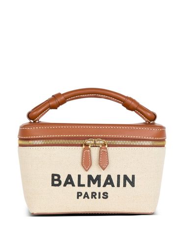 Balmain B-Army Canvas Vanity Case - Balmain - Modalova