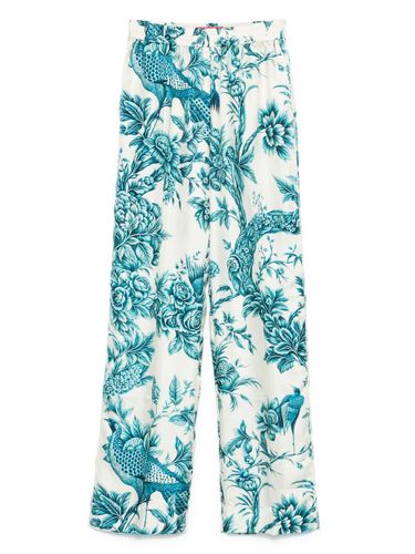 Printed Silk Trousers - FOR RESTLESS SLEEPERS - Modalova