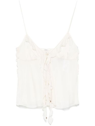 Chloè Ruffled Silk Top - Chloè - Modalova