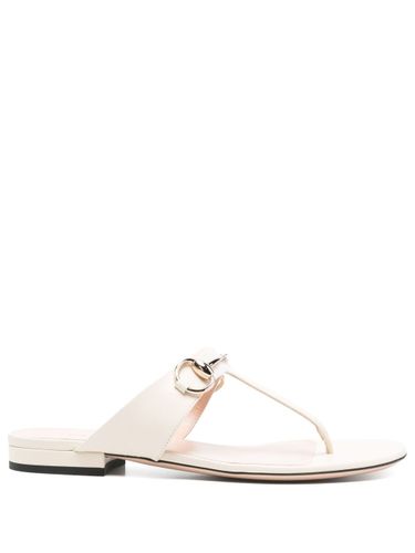 Lady Horsebit Leather Thong Sandals - Gucci - Modalova