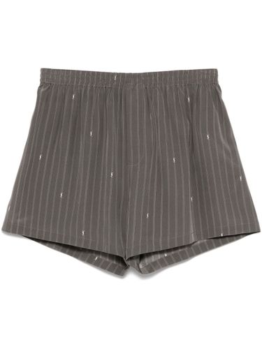 Saint Laurent Cassandre Silk Shorts - Saint Laurent - Modalova