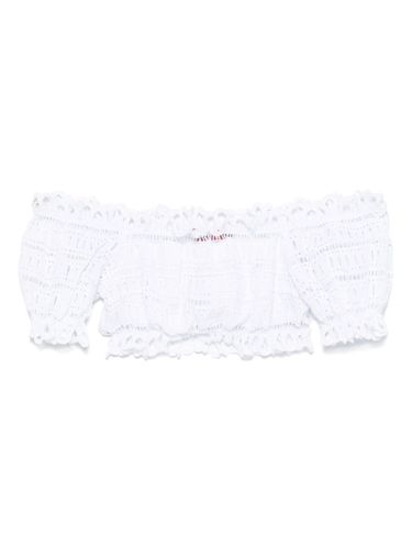Ermanno Scervino Lace Cotton Top - Ermanno Scervino - Modalova