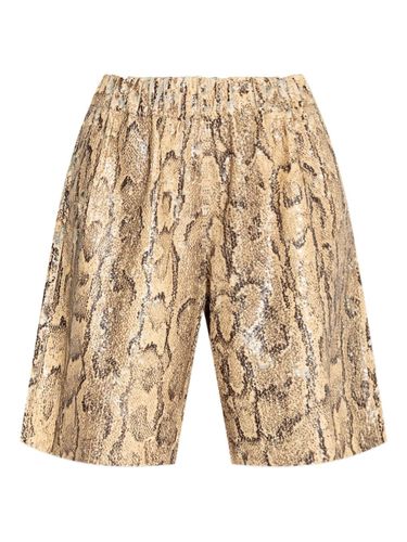 Printed Sequined Bermuda Shorts - Dries Van Noten - Modalova