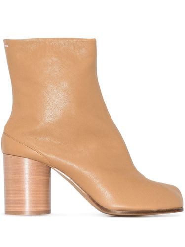 Tabi Leather Ankle Boots - Maison Margiela - Modalova