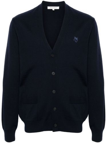 Bold Fox Head Wool Cardigan - MAISON KITSUNE' - Modalova
