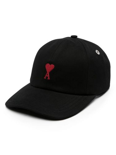 Ami Paris Ami De Coeur Cotton Cap - Ami Paris - Modalova