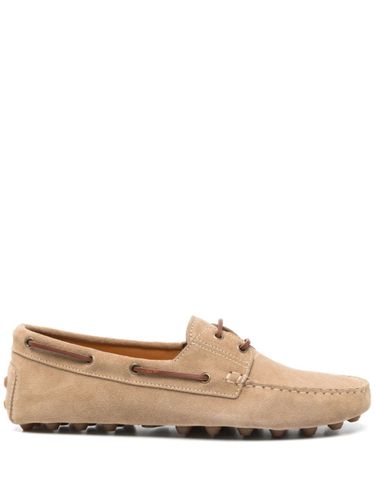 Gommino Bubble Suede Leather Loafers - Tod's - Modalova