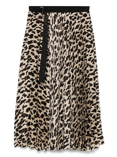 Sacai Leopard Print Midi Skirt - Sacai - Modalova